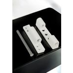 Cocovia ( 2 Adet ) Kırılmaz Menteşe Seti 90 mm | 2 Adet Pvc Pimapen Plastik Kapı-Pencere Menteşesi