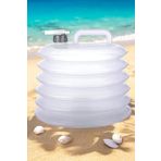CocoVia Akordiyonlu Katlanabilir Musluklu 10 Litre Su Bidonu | Piknik Kamp Seyahat Bidonu