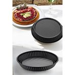 CocoVia Emaye Yanmaz Yapışmaz Tart Turta K Kalıbı | Kabartmalı Şekilli Emaye Tart Kalıbı Turta Kalıbı 30 CM