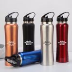Çocuğa Hediye Isme Özel Emzikli Matara 750Ml lacivert