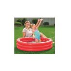 Çocuk 3 Bölmeli Renkli Havuz 1.22m X 25cm Kırmızı Renk