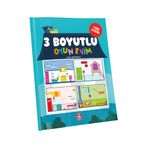 Çocuk Akademi 3 Boyutlu Stickerlı Oyun Evim