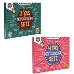 Çocuk Akademi 3 Yaş ve 4 Yaş Etkinlik Seti - 3yaş