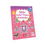 Çocuk Akademi 500+ Sticker Kitabım Prensesler