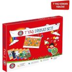 Çocuk Akademi Dikkat Kitapları 7 Yaş Kolektif Yazarlı Dikkat & Zeka Geliştirme Kitapları