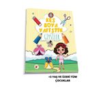 Çocuk Akademi Kes Boya Yapıştır Kitabı Giysiler