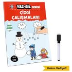 Çocuk Akademi Yayınları Çocuk Akademi Yaz Sil Serisi Çizgi Çalışmaları