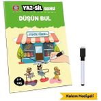 Çocuk Akademi Yayınları Çocuk Akademi Yaz Sil Serisi Düşün Bul