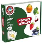 Çocuk Akademi Yayınları Ilkadım Zeka Kartları - Meyveler Sebzeler