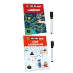 Çocuk Akademi Yaz Sil Labirent ve Çizgi Çalışmaları Avantaj Paket