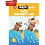 Çocuk Akademi Yaz Sil Serisi Fark Bulmacaları Renkli ve Eğlenceli Tasarım ile 2-4 Yaş İçin