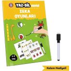 Çocuk Akademi Yaz Sil Serisi Zeka Oyunları 2-4 Yaş Kolektif Yazar Eğitici Kitap