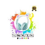 Çocuk Bluetooth Kulaklık Kedi Kulaklık Pro 5.0 Akıllı Rgb Led Detaylı Bluetooth Kablosuz green