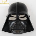 Çocuk Boy Yıldız Savaşları Darth Vader Maskesi Ve 90 Cm Pelerin Seti Siyah