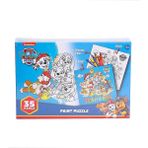 Çocuk Boyamalı Puzzle Oyunu 35 Parça ve 6 Renk Kalemli - Mavi Su Dünyası