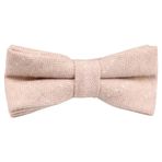 Çocuk Çocuk Erkek Lüks Yün Elastik Papyon - Sayfa erkek, hediye, düğün, akıllı, kelebek papyon, ayarlanabilir, Pembe Balıksırtı, Length 10cm, width 5cm.