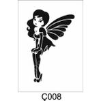 Çocuk Desen Stencil Şablon (21x30) Ç-008