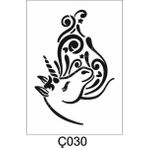 Çocuk Desen Stencil Şablon (21x30) Ç-030