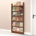 Çocuk Duvara Monte Kitaplık 5 Katlı Yerden Tasarruflu Oyuncak ve Kitap Düzenleyici Çocuk Odası için Anti damping Çocuk Kitaplığı Ev/Oturma Odası için Renkli ve Eğlenceli Tasarım