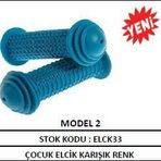 Çocuk Elcik Karışık Renk Pvc Bisiklet Elciği Kırmızı