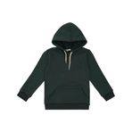 Çocuk Eşofman Takımı, Kapüşonlu Sweatshirt ve Jogger Pantolon, Koyu Yeşil, 2 Parça