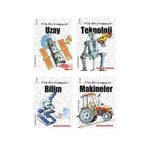 ÇOCUK GELİŞİMİ YAYINLARI Stem Bilim Ansiklopedisi (4 Kitap) - Uzay - Teknoloji - Bilim - Makine