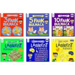 Çocuk Gelişimi Yayınları Zihin Açan Bulmaca Serisi 6 Kitap- Fark Bulmaca - Labirent Bulmaca