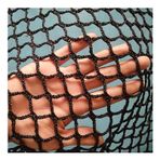 Çocuk Güvenlik Ağı Siyah Düğümsüz Örgü Örgü 4cm Halat Mesh/4mm Kalınlık Merdiven ve Balkon Güvenlik Ağı Özelleştirilebilir Boyut (2x10m/7x33ft)