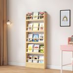 Çocuk Kitaplığı - Duvara Monte 3/4/5/6 Katlı Kitaplık, Yerden Tasarruflu ve Damping Önleyici Tasarım, Çocuk Odası/Ev/Oturma Odasındaki Oyuncaklar, CD'ler ve Kitapları nize etmek için mükemmeldir.