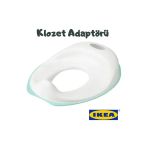 Çocuk Klozet Adaptörü, Portatif Klozet Adaptörü, Çocuk Klozet Aparatı, Kaydırmaz, Duvara Asılabilir Turkuaz-Beyaz