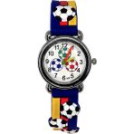 Çocuk Kol Saati FUTBOL-TOP-DESENELI-12033 - Lacivert