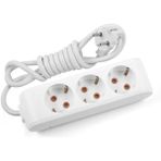 Çocuk Korumalı Viko Multi-let Kablolu Grup Priz 3 Metre 3 Lü