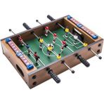 Çocuk Masa Futbolu Masa Ahşap Masa Eğitici Oyuncaklar Mini Kapalı Masa Futbolu Seti Kamp Temel (Yurt Dışından) - Renkli