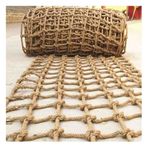 Çocuk Merdiven Tırmanma Halatı Ağı, Balkon, İç ve Dış Mekan Güvenliği, Korkuluk, Asılı Çit, Kedi Kancası (12 mm x 12 cm, 4 x 4 m (13,12 x 13,12 Ayak))