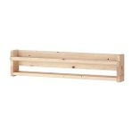 Çocuk Odası Duvar Rafı Huş MeridyenDukkan 70x9x16 cm Kitaplık-Oyuncak Rafı