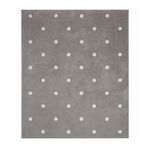 Çocuk Odası Halısı 133x160 cm Gri-Noktalı Alan: 2.13 M² Puantiyeli Halı Gri