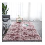 Çocuk Oyun Odası için Lüks Mor Tüylü Parça Halı Yumuşak Suni Kürk Peluş Atma Halı Yüksek Havlı El Yapımı Örme Kreş Dekoru Modern İç Mekan Halısı 200 x 250 cm (6,6 x 8 ft)