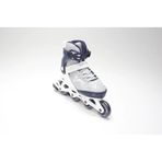 Çocuk Paten Tek Frenli Siyah/Gri Fıt 3 Oxelo Meridyendukkan Gri 29-32