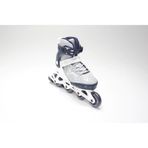 Çocuk Paten Tek Frenli Siyah/Gri Fıt 3 Oxelo Meridyendukkan Gri 32-35