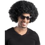 Çocuk Siyah Renk Kıvırcık Afro Bonus Peruk Parti Peruğu