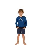 Çocuk Sweatshirt/Logo Baskılı (Parlament Mavisi, 4-5 Yaş)