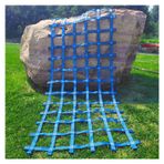 Çocuk Tırmanma Ağı, Dış Mekan Oyun Alanı, Ağaç Evi Ninja Savaşçısı için Güvenlik Ağı, Yük Ağı, Slackline Tırmanma Merdiveni, Bahçe, Jimnastik, Bar, Mavi