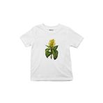Çocuk Tişört Botanical Vintage Floral Vintage Beyaz 7-8 Yaş