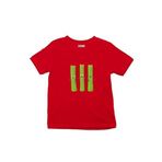 Çocuk Tişört Cute Celery Sticks Trio Cartoon Vegetables Kırmızı 6-7 Yaş
