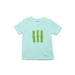 Çocuk Tişört Cute Celery Sticks Trio Cartoon Vegetables Mint Yeşili 5-6 Yaş