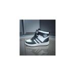 Çocuk Unisex Yüksek Bilekli Spor Ayakkabı Cırt Cırtlı Bağcıklı Günlük Sneaker - Siyah