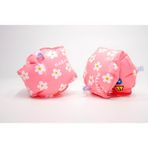 Çocuk Yüzücü Kolluğu - 11 / 30 Kg - Pembe / Çiçek Baskıl Meridyendukkan Nabaiji