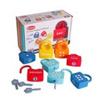 Çocuklar Anahtarlı Kilitleri Öğreniyor Numaraları Eşleştirme ve Sayma Montessori Eğitici Oyuncaklar 3 Yaş ve Üzeri Okul Öncesi Oyunlar Hediyeler (Yurt Dışından) - Renkli