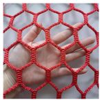Çocuklar için Açık Hava Tırmanma Ağı 1 x 1 m - 5 mm Halat, Oyun Alanı Güvenlik Ağı Bahçe Dekorasyonu, Balkon Tırmanma Ekipmanları (Turuncu)