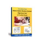 Çocuklar İçin Adım Adım Resim Çizimi Öğreten Kitap Seti 5 Fasikül Kitap Enine Boyuna Eğitim